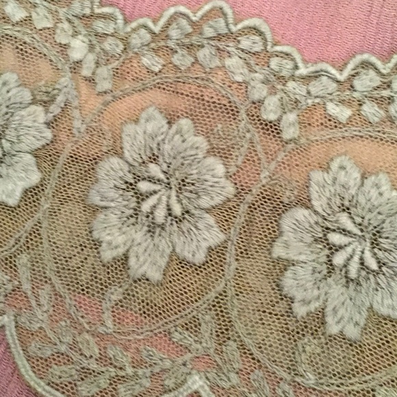 WIDE LEG WITH OPEN LACE INLAY PANTS - Picture 5 of 6